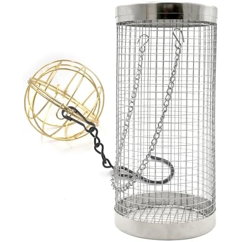 Zeqeey Large Stainless Steel Bird Feeder Cover