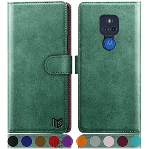 SUANPOT for Moto G Play 2021 with RFID Blocking Leather Wallet case Credit Card Holder, Flip Folio Book Phone case Shockproof Cover for Women Men for Motorola Moto G Play case Wallet Sea Green SUANPOT for Moto G Play 2021 with RFID Blocking Leather Wallet case Credit Card Holder, Flip Folio Book Phone case Shockproof Cover for Women Men for Motorola Moto G Play case Wallet Sea Green