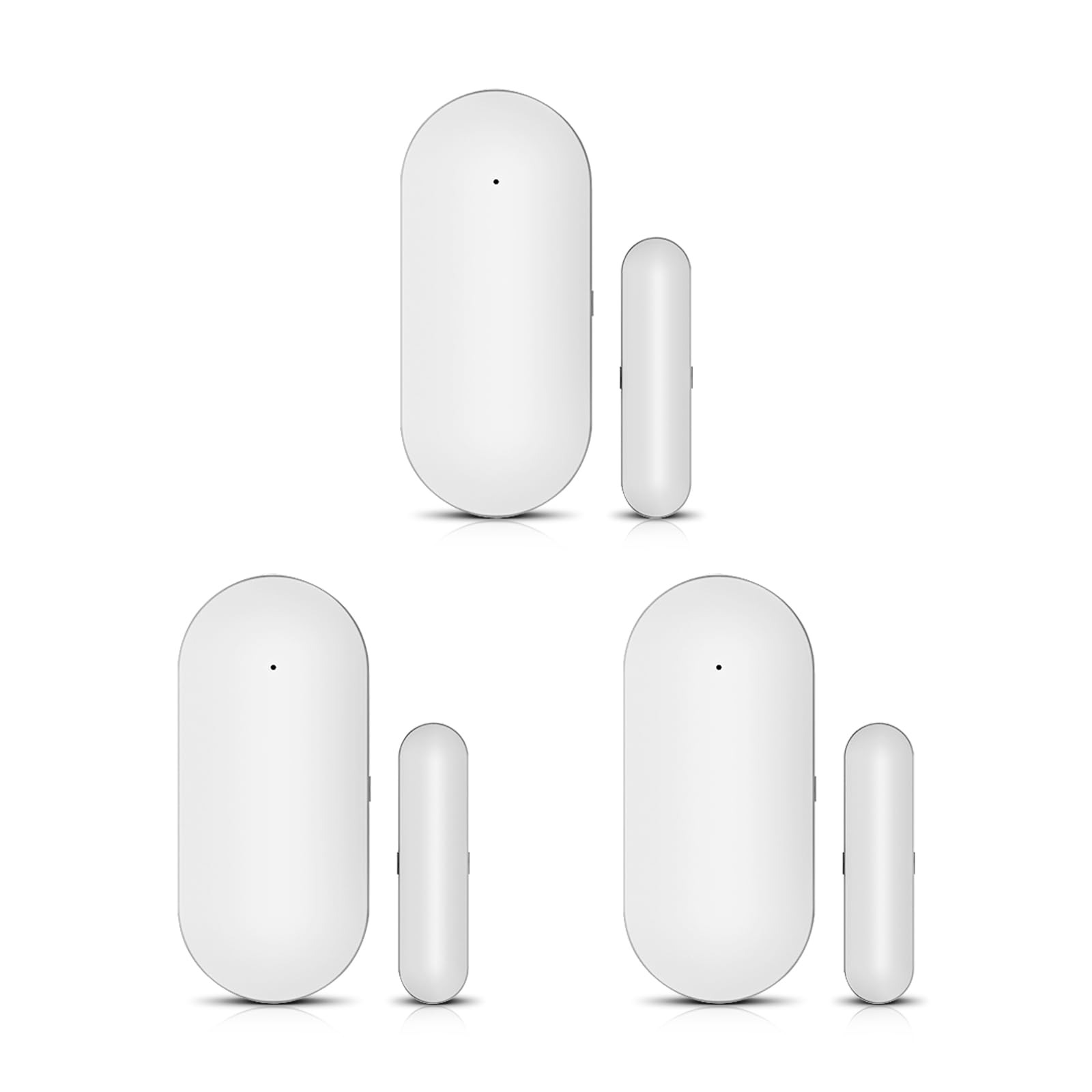 XNH 3 Pack Door and Window Sensors, 315/433 /868MHz/ Entry Sensors Compatible A103F A105F A107F A108F A109F A01F A02F A519W with Home Security Systems — image 1