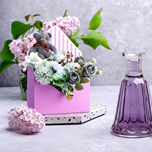 Geyee 16 Pcs Graduation Florist Bouquet Envelope Boxes Flower Bouquet Packaging Gift Paper Boxes Gift Wrapping Envelope Box Flower Bags for Mother's Day Valentines Wedding Party - Image 8