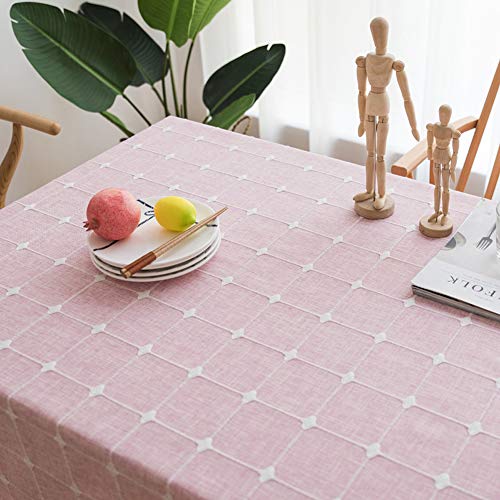 Plaid nappe lin coton pour table de cuisine et tissu café restaurant