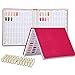NMKL 120 Nail Color Chart Display Book for Nail Polish UV Gel Color Cards Nail Salon Tool with Tips (Rose)