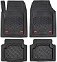 KnK Sapphire Black Floor Mats for SUVs Cars Deep Dish Automotive Floor Mats for Trucks All Weather Floor Mats for Men and Women Gift for New Car Stuff 3D Interior Car Accessory Car Decor 2022 (Black)