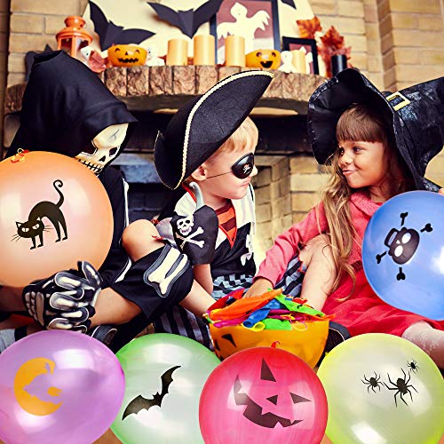 Halloween Balloons Party Decoration Favor - 36Pcs Halloween Punch Balloons For Kids 15 Inch Latex Colorful Globos Toys Birthday Party Supplies School Classroom Decor Halloween Pinata Trick Or Treat #TOP6