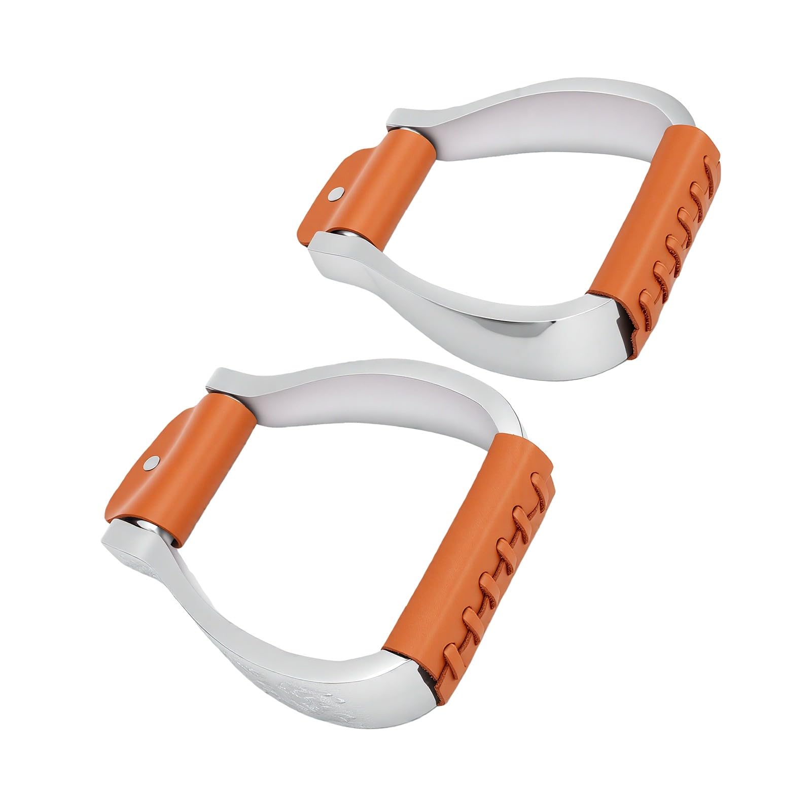 Tnfeeon Staffe per Cavallo Incise, Antiscivolo Ergonomiche in Alluminio | Base in Alluminio, Piattaforma Larga, Presa , Riduce la Pressione Sulle Ginocchia, Adatta a Diverse Misure di stivali.