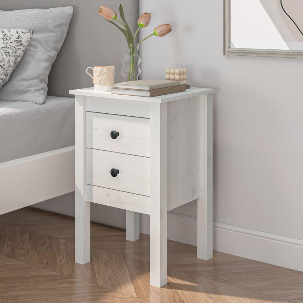 Table de chevet en pin massif pour créer un coin lecture cocooning