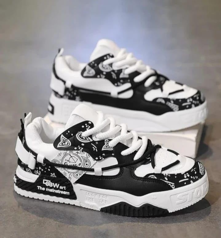 Image of Lightweight Comfort Summer Trendy Walking Outdoor Stylish Sneakers for Men-04-STAR-P