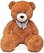 FSN Oso de Peluche Gigante Grande Teddy, 100cm Osito Suave y Cariñoso para Niños y Adultos (Marrón Oscuro)