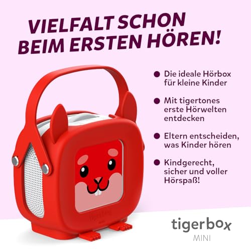 Tigerbox MINI Eichhörnchen sistema de audio con ranura para tarjetas de cuentos infantiles 3