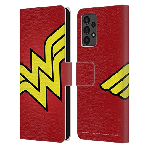 Coque Samsung A13 portefeuille cuir Wonder Woman housse de protection antichoc