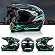 HUSHUI Motocross Helm, Profi Motocross Helm Motocross Dirt Bike Offroad Motorradhelm Set Full Face MTB Helm mit Schutzbrille Handschuhe Gesichtsbedeckung, Motorradhelm