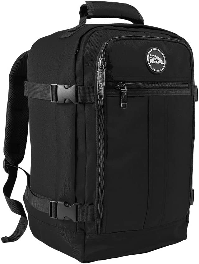 Zaino Da Viaggio Bagaglio A Mano Misura 40x25x20 Cm - Conforme Ryanair E Altre Compagnie - Con Tasca Per Laptop, Tracolla Regolabile, Materiale Idrorepellente, Design Galaxy Cat