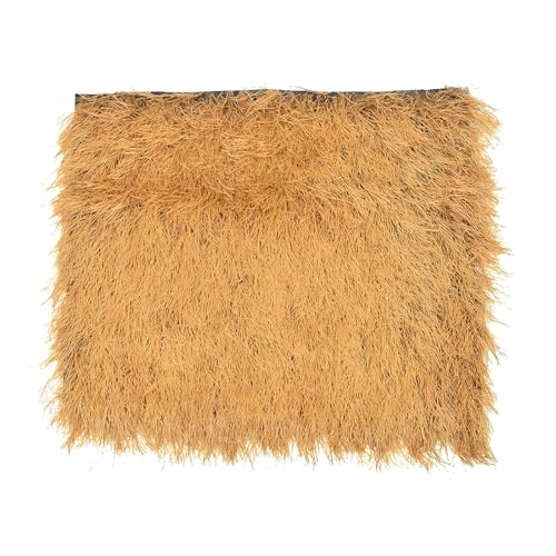 MJHETCY Rouleau De Chaume Artificiel,Toit De Chaume Synthétique Ignifuge Imperméable Rouleau De Toit en Paille Artificielle pour Bar...