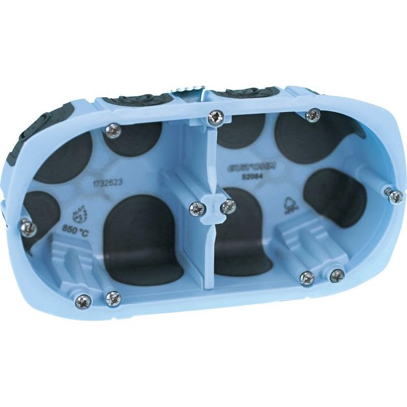 Lot de 10 Boîtes d'Encastrement Double Air'Metic 67 P40, Étanchéité et Isolation Optimales,...