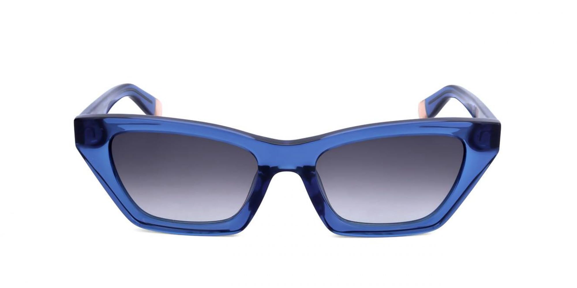 Furla Occhiali da Sole SFU777V Shiny transparent blue 53/18/140 Donna