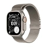 Apple Watch Ultra 3 GPS + Cellular, Caixa em titânio natural de 49 mm com Loop milanesa em titânio natural ‑ M