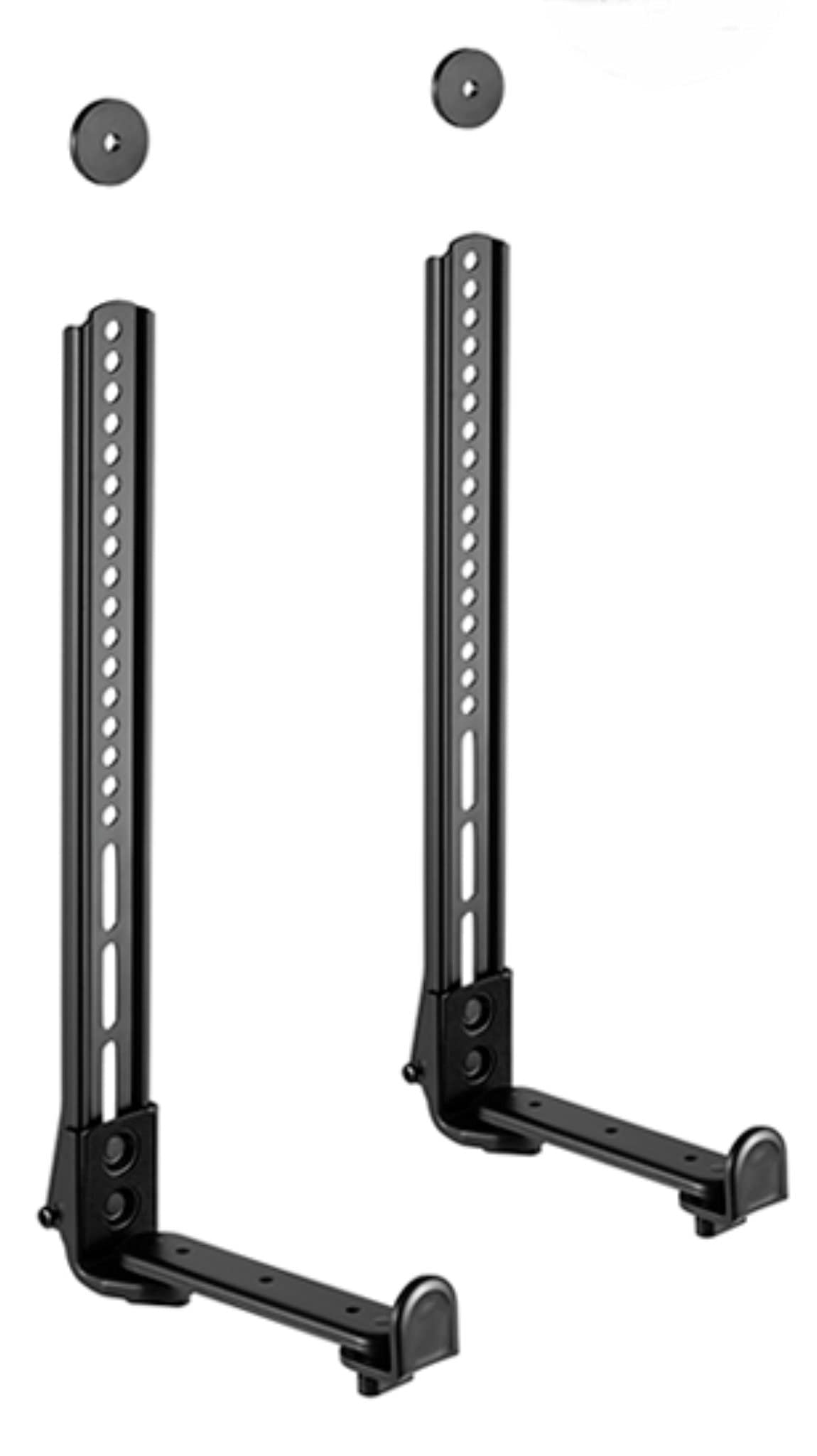 Soporte universal para barra de sonido con base antideslizante compatible con barras de sonido de 4 a 18 cm de profundidad
