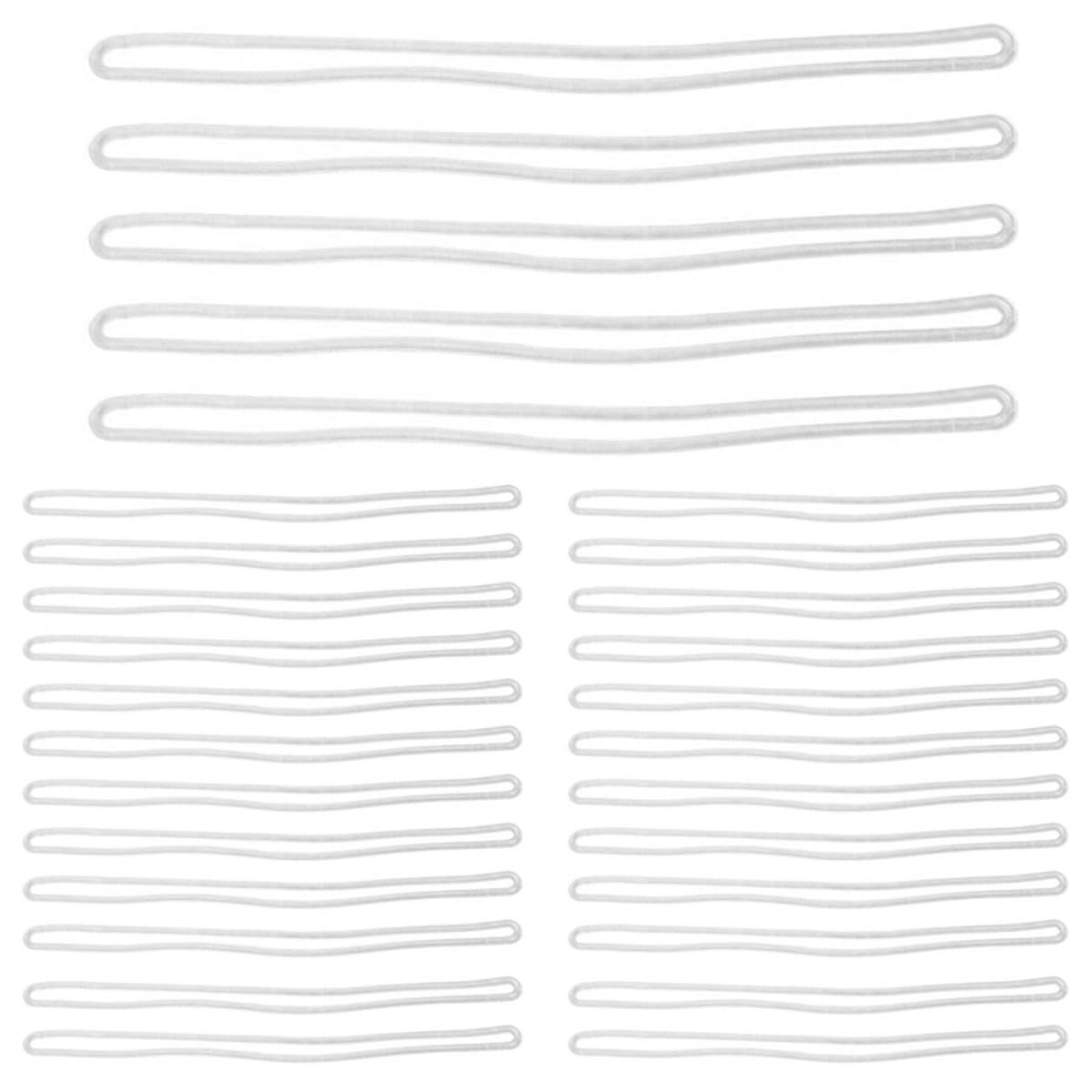 BESPORTBLE PVC Luggage Tag Straps Loops for Id Cards 100Pcs Soft PVC Personalised Luggage Tag Holders for Suitcases and Vacation Trips