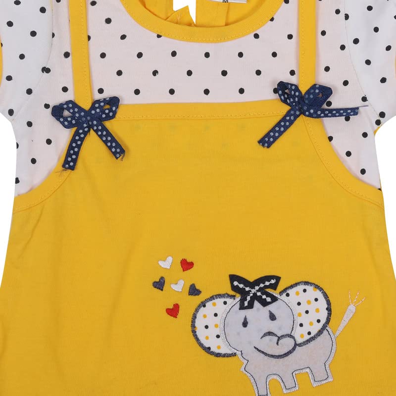 Image of NammaBaby Baby Girl's A-Line Mini Frock Dress (Pack of 1)