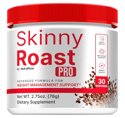 Skinny Roast Pro - Premium Powder Formula for Overall Health & Fitness SkinnyRoast Pro to Support Healthy Lifestyle & Maintain Energy Official Skinny Roast Pro In A Jar Review (30 Servings)
