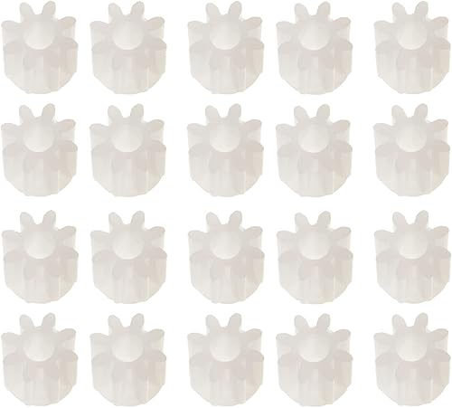 Othmro Engranajes de plástico 8 dientes modelo 082A engranaje de reducción engranajes de gusano de plástico para RC coche robot motor