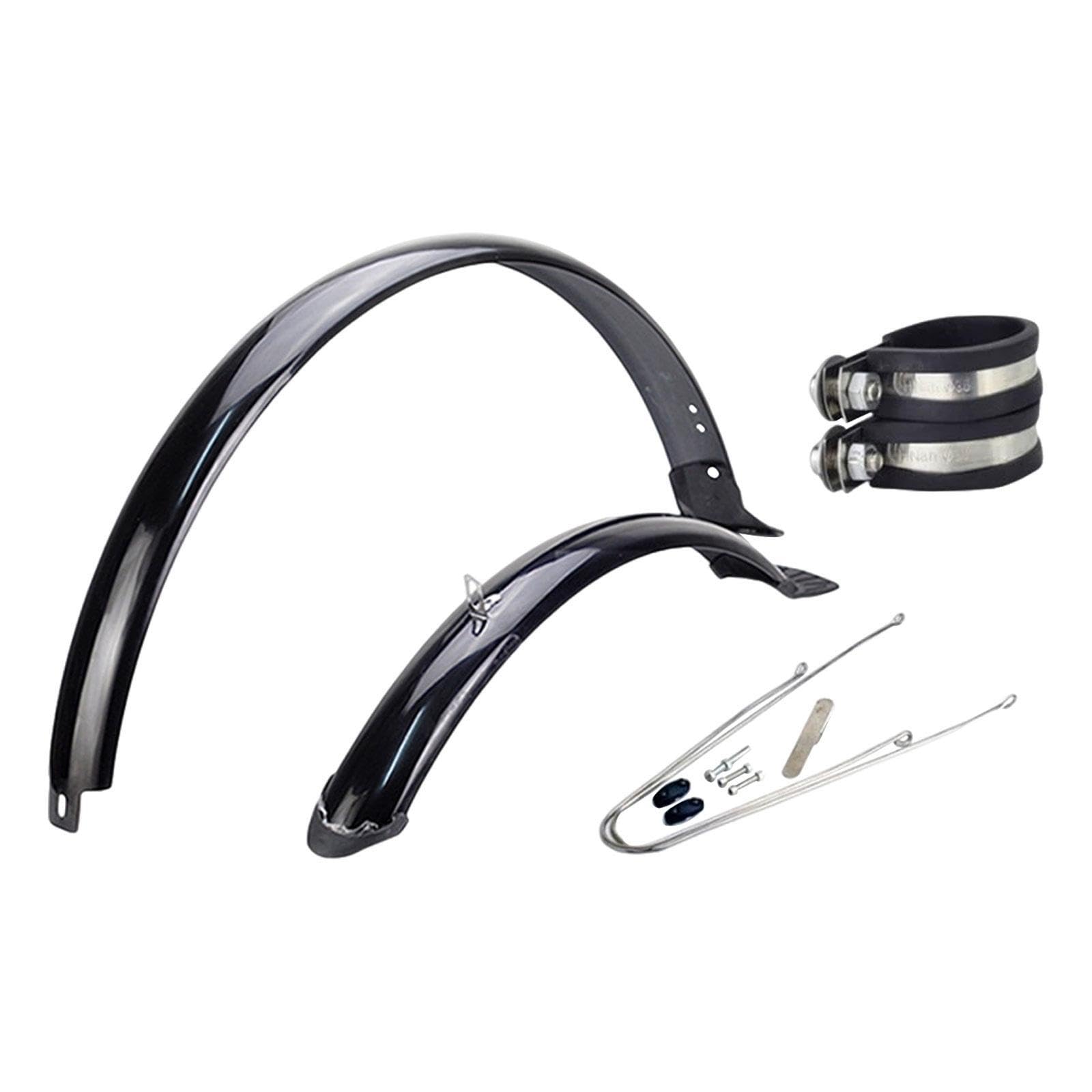 Set di parafanghi impermeabili per mountain bike, facili da staccare, mantengono la bici pulita da pioggia e fango, 27,5 x 1,75, impermeabili contro
