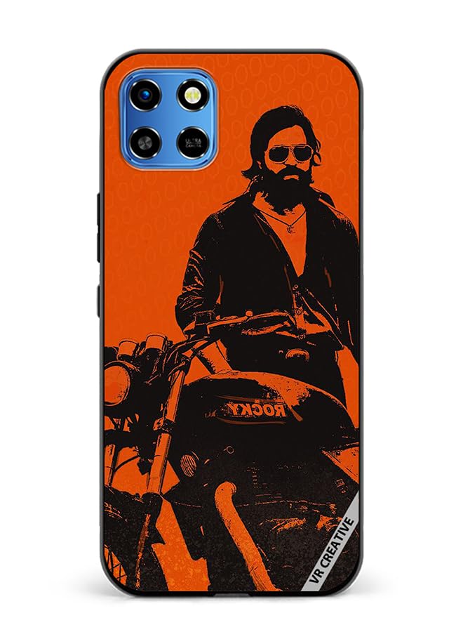 VR Creative Protective Case Cover For Infinix Smart 6 HD Bollywood Actor Yash Design Multicolour NR604358