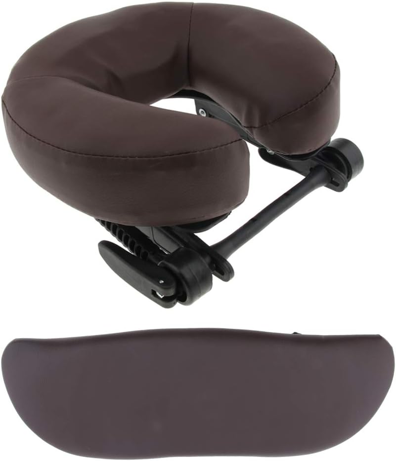 Professional Face Cradle Cushion Armrest Shelf Set for Beauty Salon SPA, Fit Most Massage Table, Face Rest Down Kit - Brown : Beauty & Personal Care