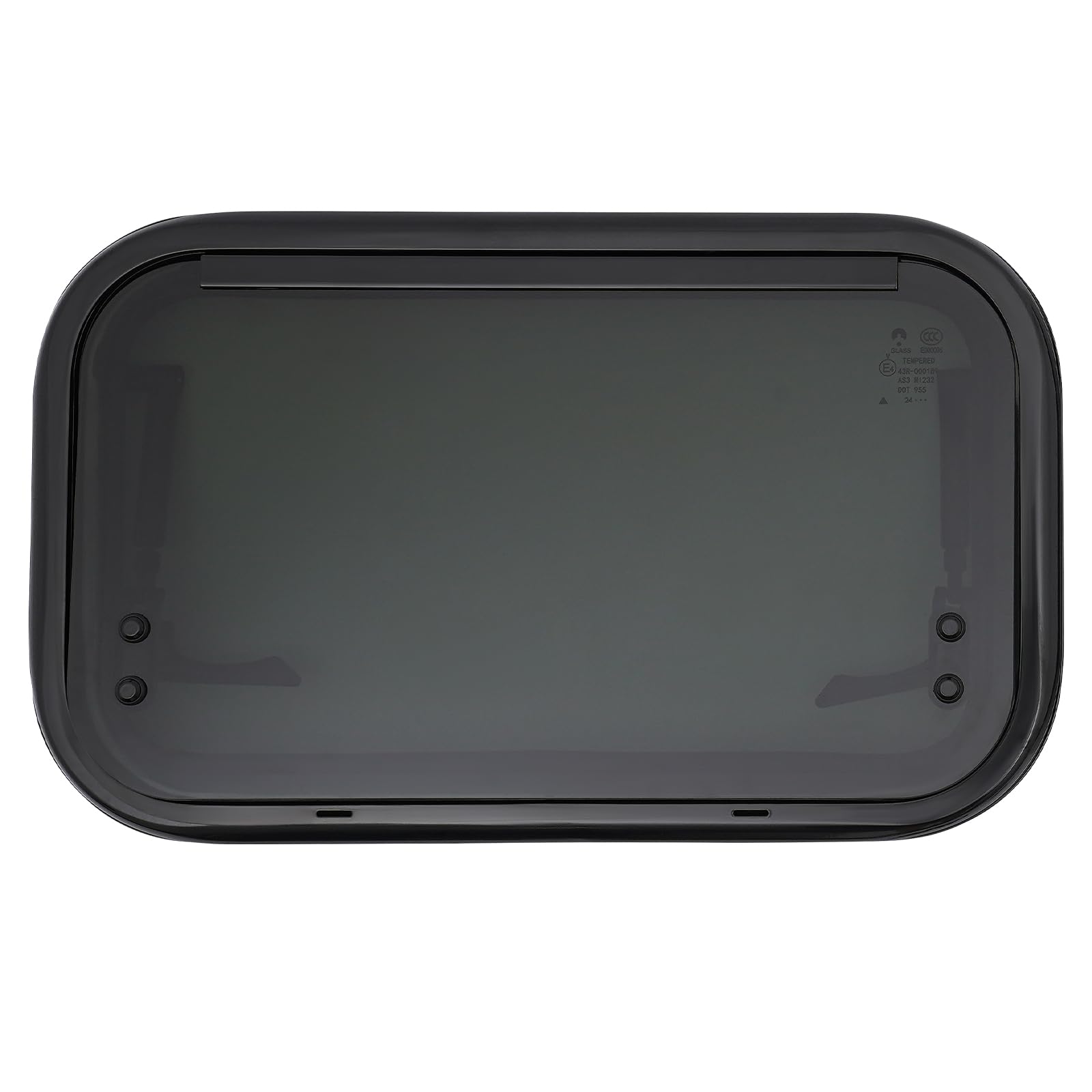 Finestra laterale per camper 500 x 300 mm, con tenda avvolgibile integrata e zanzariera per camper, roulotte, furgoni, camper, auto, barche