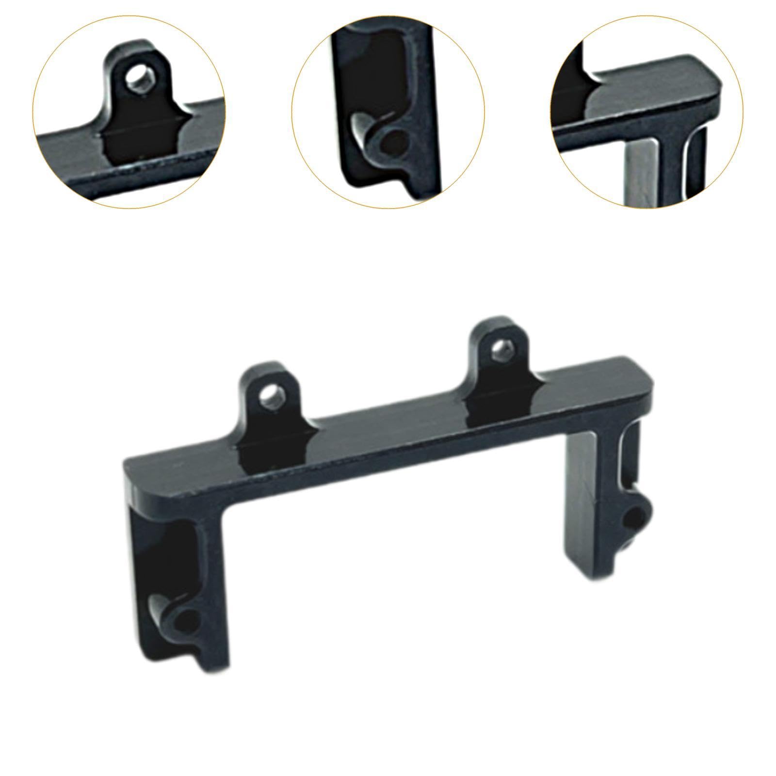 kowaku RC Car Servo Fixing Mount Direct Replace 1:24 Easy to Install Sturdy DIY Accessories for Truck Remote Control Car Attachments, Black