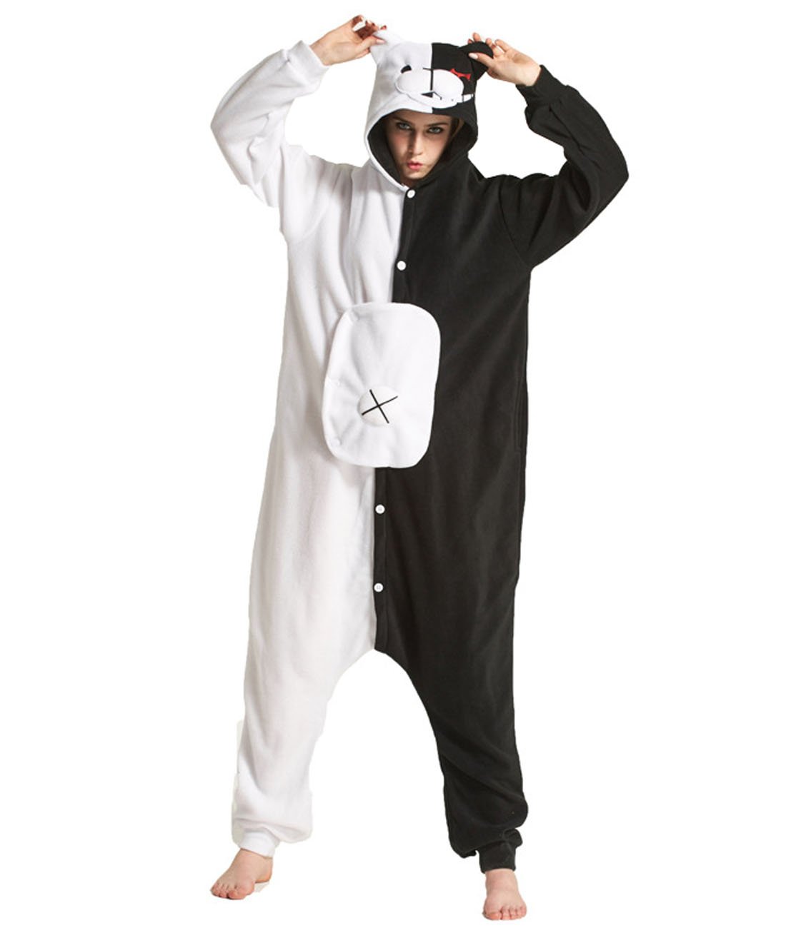 Cosplay Pyjamas Vetements de Nuit, Unisexe Adulte Vetements Anime Costume Animal Cosplay Costume Onesie de Nuit