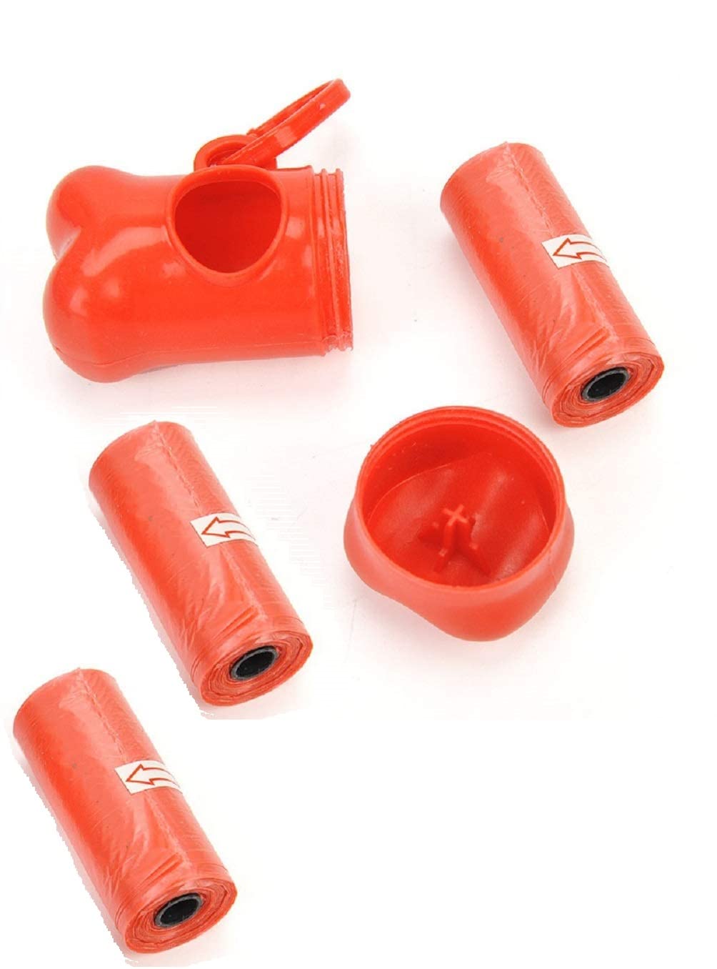 RvPaws Dog Poop Clean Waste Bag Dispenser Box Bone Shape Garbage Carrier Holder + 3 Bag Rolls (Color May Vary) (B09J2B2VL2) Amazon Price History, Amazon Price Tracker