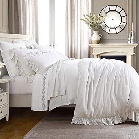 HiEnd Accents Lily Ruffled Duvet Cover Cover