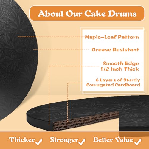 Save $5 on 10-inch Black Cake Boards (4-Pack) with Clip Coupon