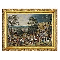 Posterlounge Le Repas De Noce Tableau Sur Toile De Pieter Brueghel D.Ä. 60 X 40 Cm Tableaux Décoration Murale