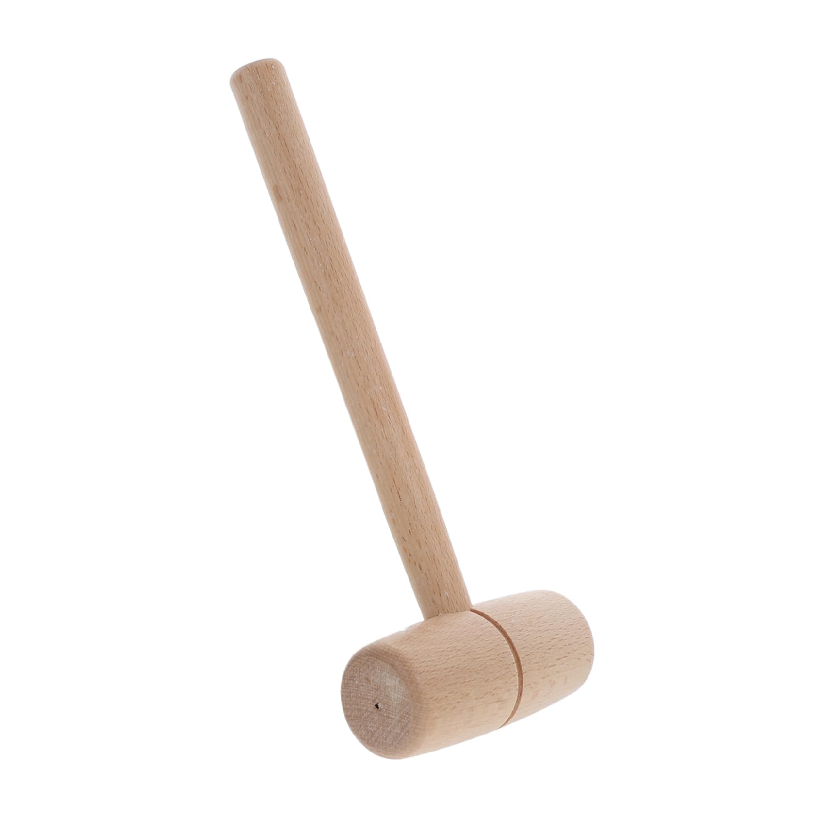 DOITOOL Versatile Carving Tool Beechwood Mallet Round Head Woodworking Hammer for Wood Carving Crafting and Leatherworking