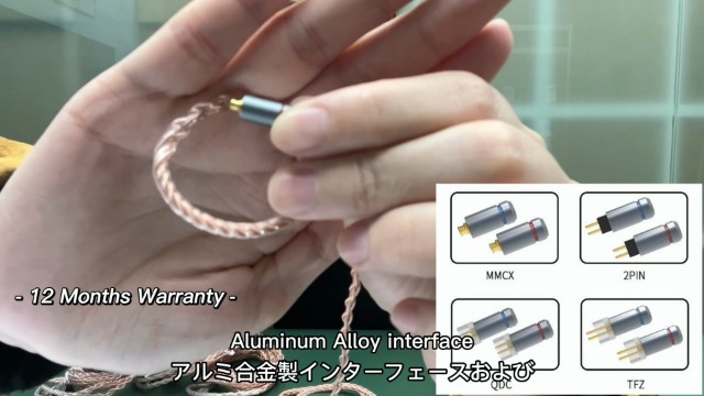 【カスタム依頼品】イヤホンケーブル組立（部品支給） ヤザワコーポレーション カナル型片耳イヤホン ステレオプラグ