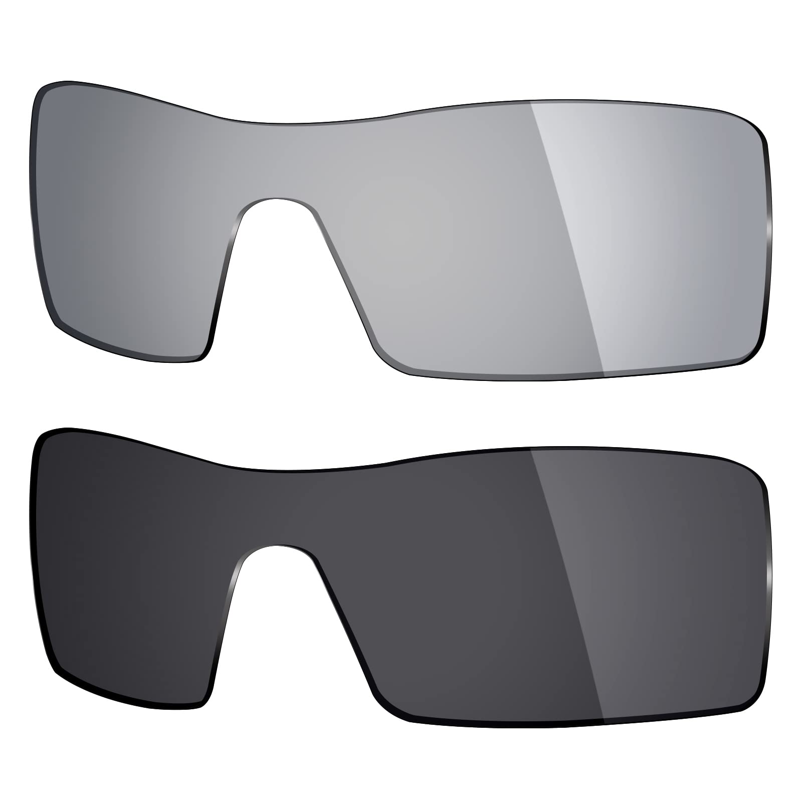 Mryok 2 Pair Polarized Replacement Lenses for Oakley Oil Rig Sunglass - Options