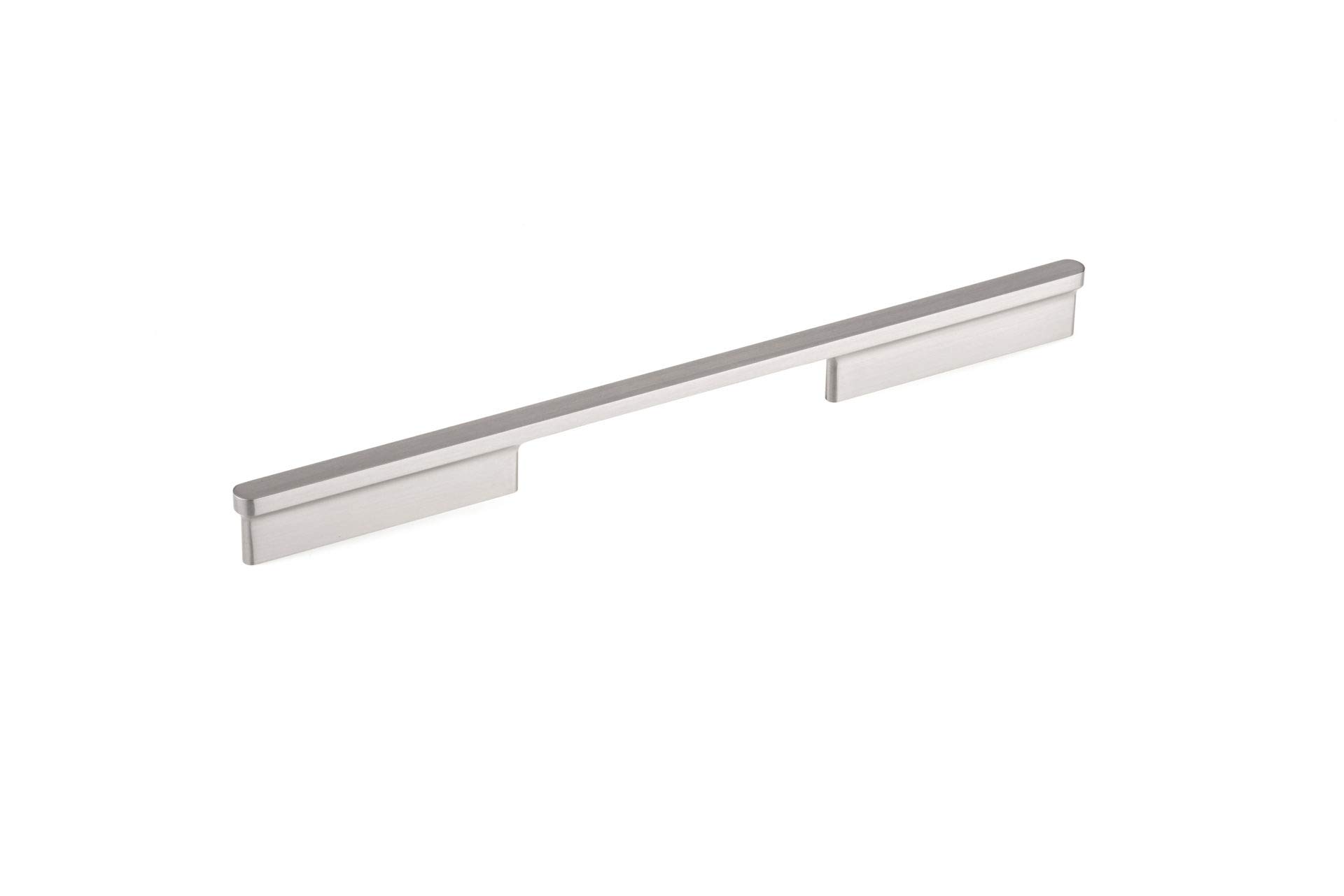 Tirador níquel cepillado Richelieu 8636320195 para puertas de armarios