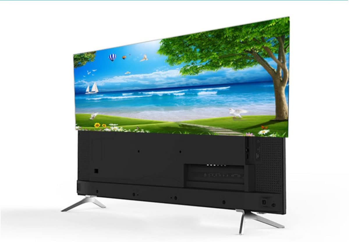 Chinese Landscape Painting Waterproof Dust Cover TV Cloth/computer Cover Desktop/Wall Hanging/curved Screen/cover, Living Room/Home Decoration Environmental Protection (Size:85IN(195x115cm),Color:A)