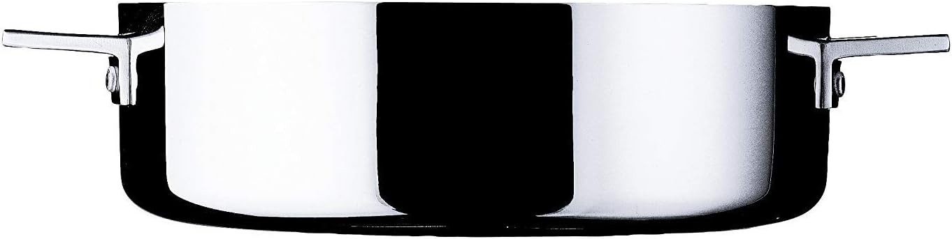 Mepra Attiva 22 cm Inner Vegetable Steamer, 2 Handle, Tri-ply, Stainless Steel Finish, Aluminum Core, Dishwasher-safe