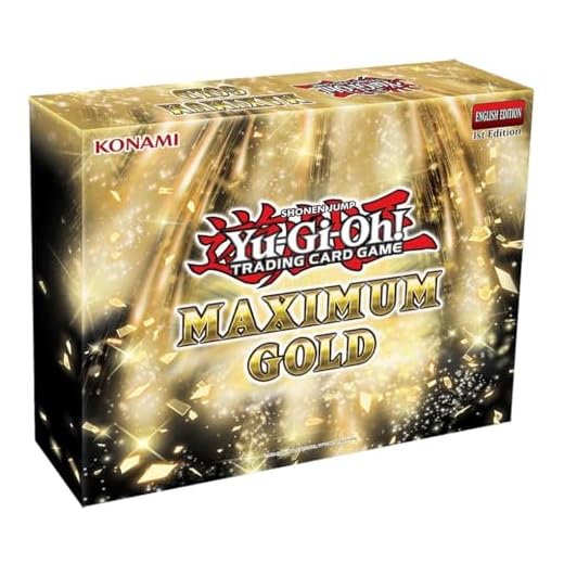 Yugioh Maximum Gold Trading Cards Display Booster Box - 20 Booster Packs