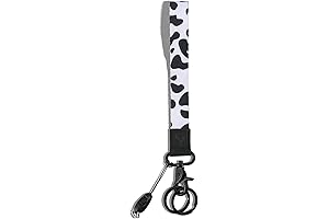 Yiflin Cow Print Wristlet: The Perfect Accessory for Cow Print Enthusiasts!