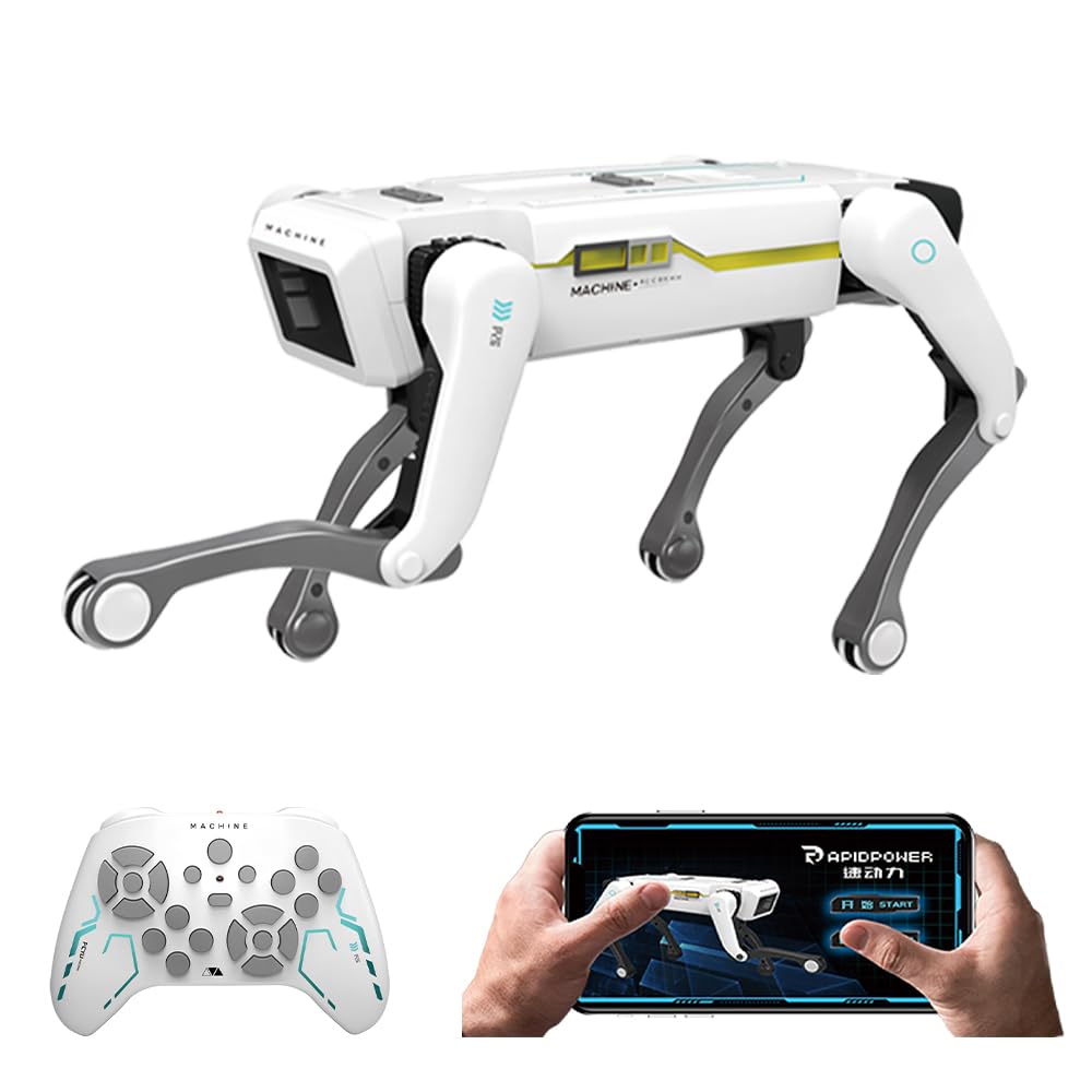 Robot pies zdalnie sterowana zabawka dla dzieci w wieku 3-12 lat, inteligentny robot dla psa, obsługuje sterowanie aplikacją, może programować, tańczyć, muzykę i interakcję