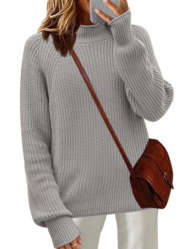 Zeagoo Women's 2025 Fall Turtleneck Sweaters...
