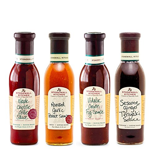 Stonewall Kitchen 4 Piece Classic Grille Sauce Collection
