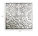 Great Lakes Tin Jamestown Unfinished 2ft x 2ft Nail Up Ceiling Tiles - Perfect for DIY and Home Renovation Projects - Easy to Install (5 Pack)