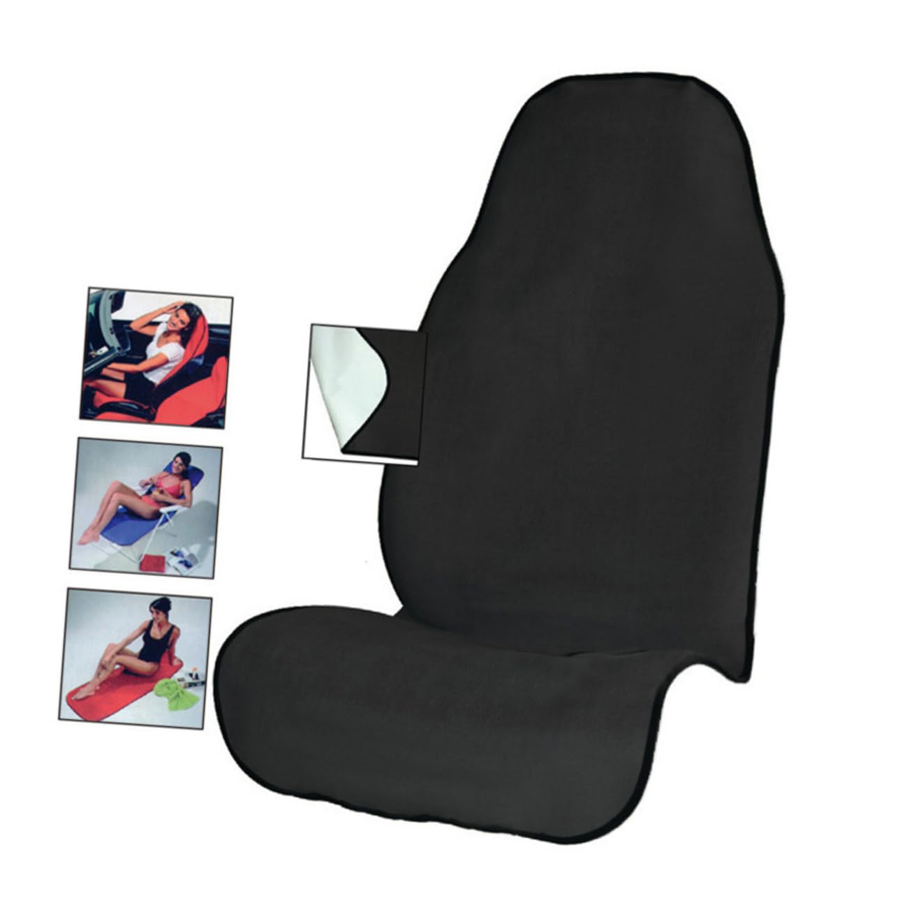 Kisangel 2pièces Housse De Siège Auto Étanche Antidérapante pour Animaux Protecteur pour Voitures Camionnettes Et SUV Noir