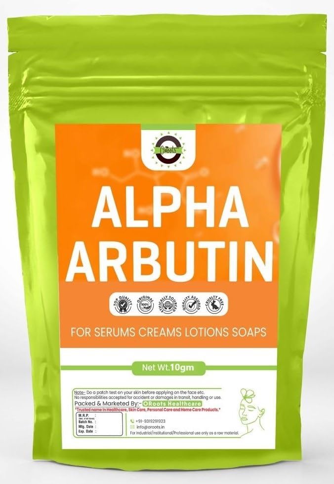 Alpha Arbutin Powder (10gm) for serums, lotions, creams etc