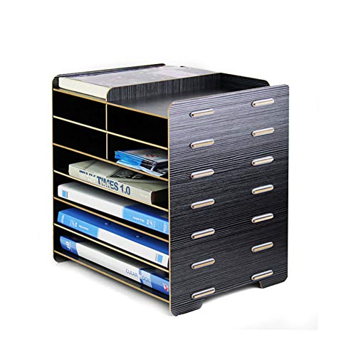Boîte de documents en bois A4 A5 multi-couche pour bureau